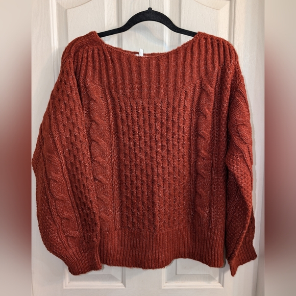 Maurices Sweaters - NWT Large Maurices Burnt Orange Long Sleeve Sweater